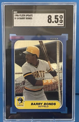 1986 Fleer Update - Barry Bonds #U-14 (RC)