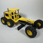 Hasbro 2012 Tonka Yellow Road Grader Pressed Steel Construction 17" Long #92510