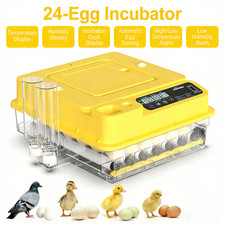 24 Eggs Digital Incubator with Fully Automatic Egg Turning Humidity Chicken Duck