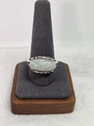 Vintage 925 Sterling Silver Ring Size 11 Oval Gem