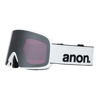 Anon M6 MFI Brille weiß - Sunny Onyx + violette Gläser + Gesichtsmaske