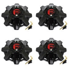 4 Fuel Off-road Wheels Black Wheel Center Caps For 8l D436 Maverick D509 Octane