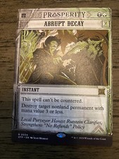 MTG Abrupt Decay - Showcase (Outlaws of Thunder Junction)