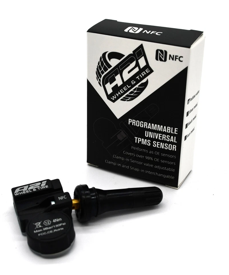 Set 4 TPMS Tire Pressure Sensors 315Mhz Rubber fits 2019-2022 Audi A6 - Image 2 of 4