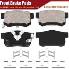 Premium Ceramic Rear Brake Pads for 2005 - 2015 2016 Honda CR-V Accord Crosstour