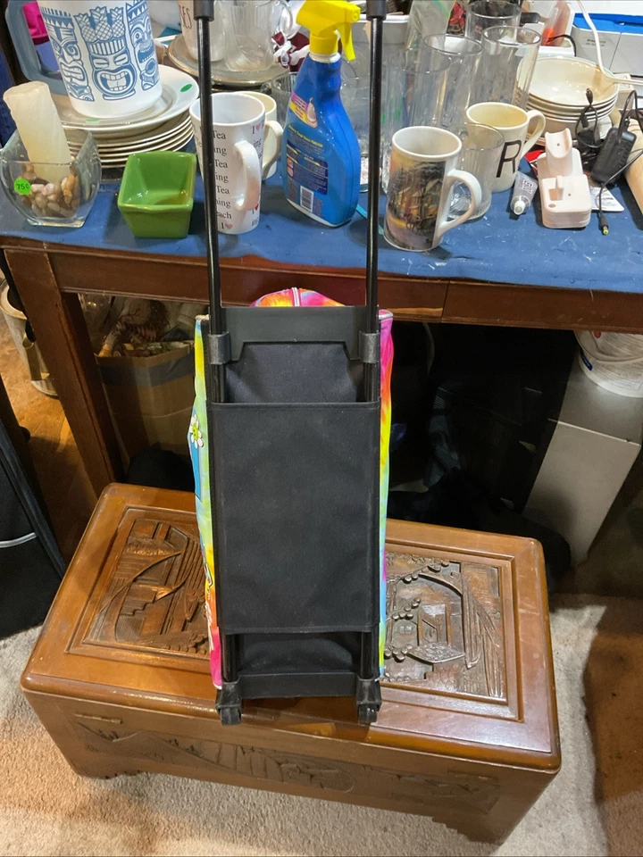 Tie-Dyed Overnight Bag With Wheels - Image 3 of 4