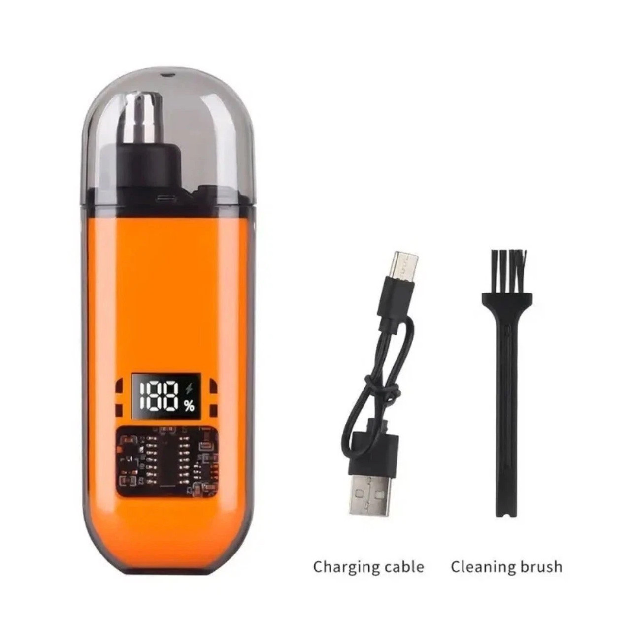 Nose Hair Trimmer Portable With LED Display Best for Men and