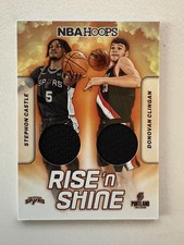 2024-25 Panini Nba Hoops - Rise N Shine Dual Memorabilia Donovan Clingan,...