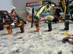 LEGO NINJAGO: The Green NRG Dragon (70593) 100% Complete W/ Instructions