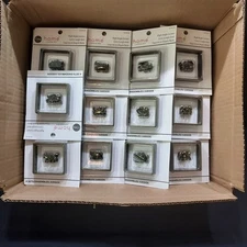 Right Angle Corner Brackets Bronze Finish Plated Iron 2" LARGE LOT of 50 Sets