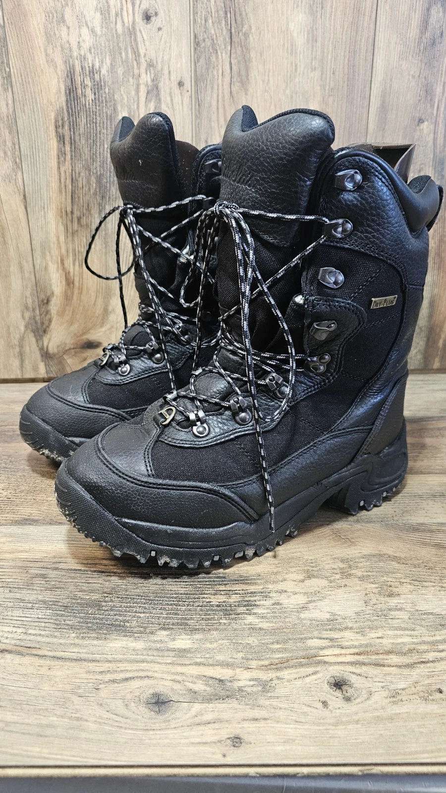 Cabela's Thinsulate Ultra Dry-Plus 3m Men’s Size 10D Black Snow Boots