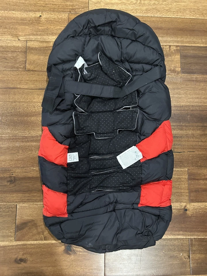 Bolso Cochecito 7am Enfant 212 Evolution con Extensor y Estuche Rojo y Negro Impecable Foto 4 de 4