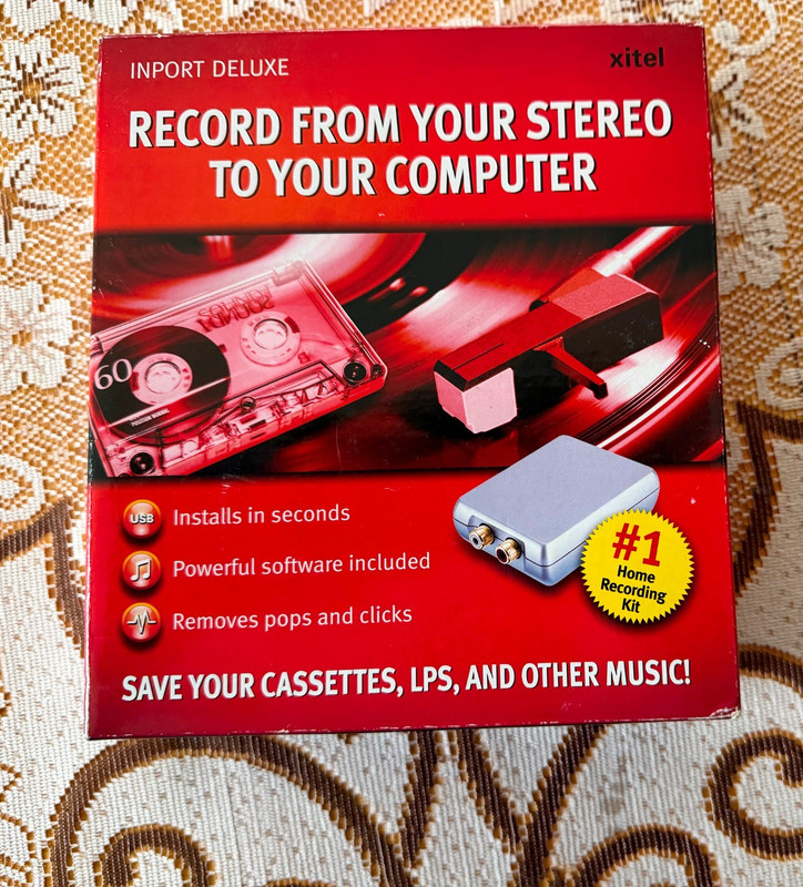 Xitel Inport Deluxe USB Audio Capture Device NEW in box, REED.