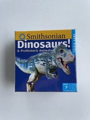 Smithsonian Dinosaurs  and Prehistoric Animals Trivia Game Ages 7+