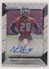 2016 Panini Prizm Rookie Blue Wave 42/149 Vernon Hargreaves III #RA-VH3 Auto jj0