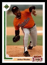 Arthur Rhodes RC 1991 Upper Deck Final Edition #13F Rookie Orioles NM-MINT