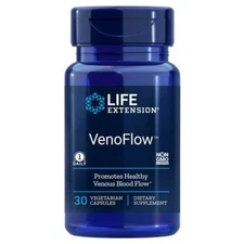 Venoflow 30Caps 200mg Life Extension Nattokinase/Pycnogenol/French Maritime Bark