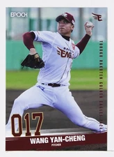WANG YAN-CHENG - 2024 Epoch Baseball Golden Eagles Trading Card