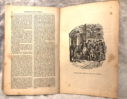 Dickens Rarity - Grimaldi The Clown, Cruikshank - Sixpenny Series Routledge 1884 - Imagen 8 de 10