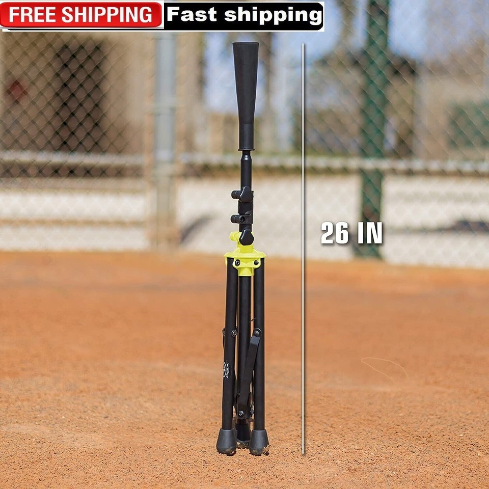 Athletic Works Baseball & Softball Adjustable Travel Batting Tee