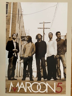 MAROON 5, RARE AUTHENTIC 2004 POSTER | eBay