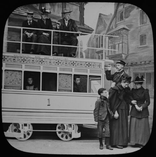 BARTS JOY NO2 VICTORIAN STORY PHOTO C1895 Magic Lantern Slide SOCIAL HISTORY - Picture 1 of 3