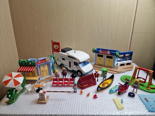 Playmobil Campervan And Camp Site With Accessories
