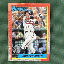 2025 Topps Series 1 Chipper Jones Silver Pack T90C-62