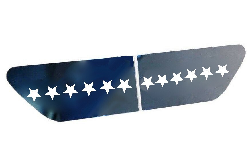 2X Edelstahl Dekorationen Für Scania R Lkw Polierte Flügel Zubehör ...