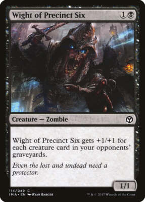 Wight of Precinct Six [Iconic Masters] Magic MTG