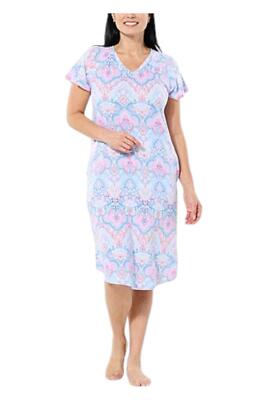 Comfort Code Brushed Ultra Knit Printed Sleep Dress Paisley