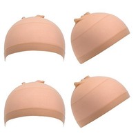 Eboot Nylon Wig Caps, 4 Pieces (beige) Eboot Nylon Wig Caps, 4 Pieces (beige)