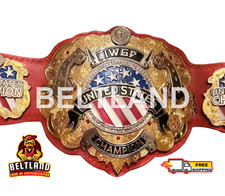 IWGP US Heavyweight Wrestling Championship Replica Belt Dual Plated Zinc 2/4/6mm