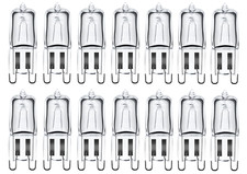 Image of Eveready G9 Heat Tolerant Halogen Light Bulbs 25W / 40W Warm White For Ovens