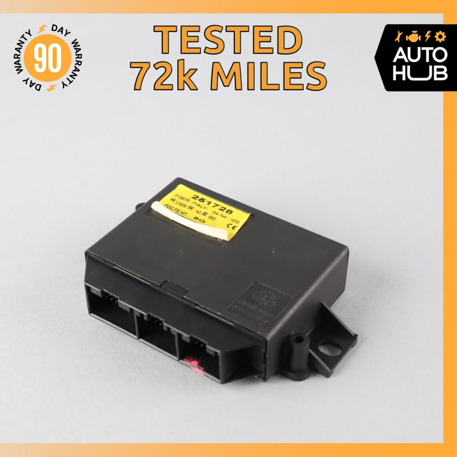 08-19 Maserati Quattroporte M139 Park Parking Assist Control Module 251728 72k