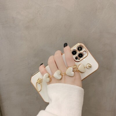 Mobile Phone Shell All-inclusive Electroplating XR Love Bracelet