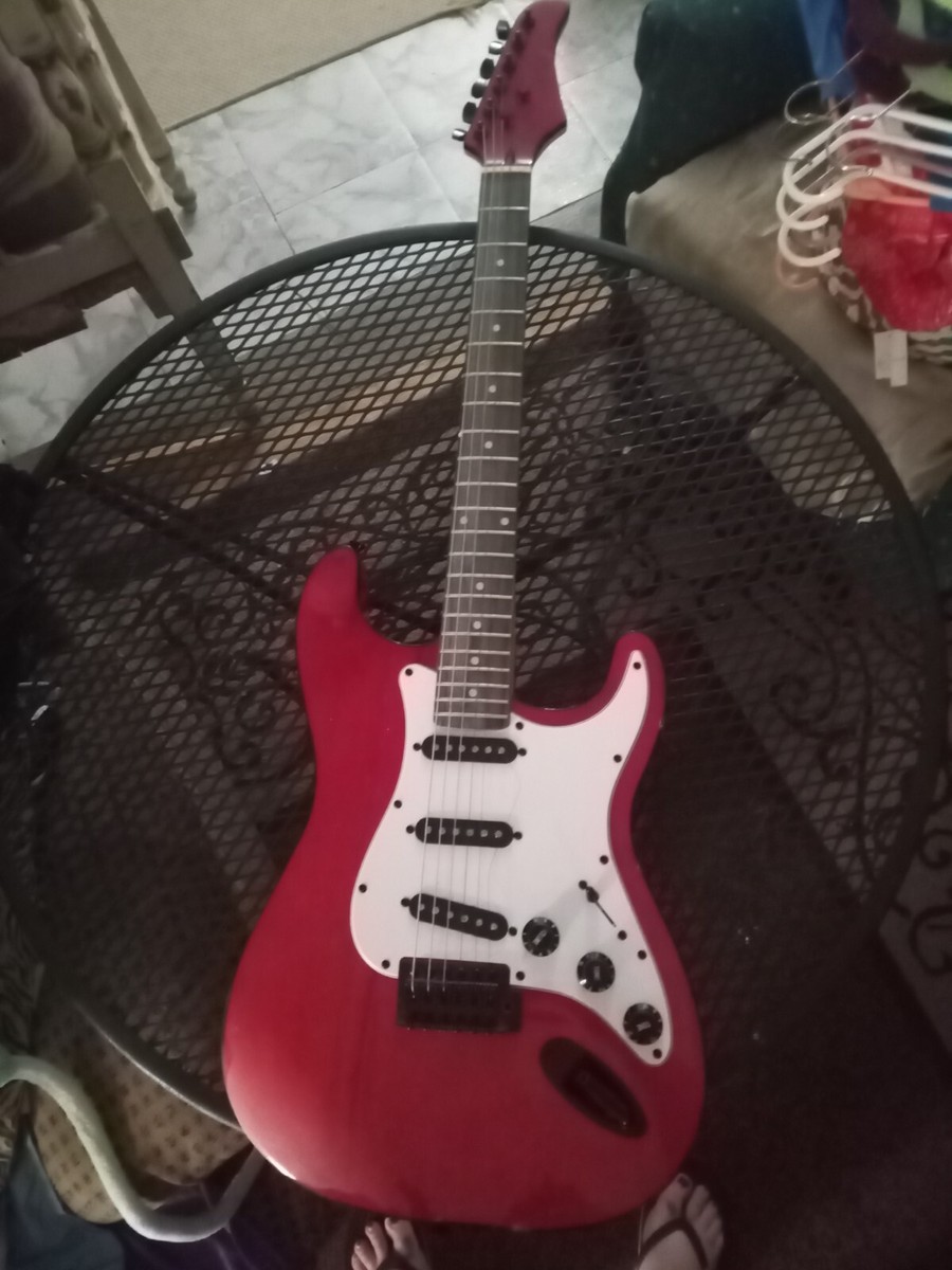 No Brand Stratocaster Electric Guitar Red | eBay