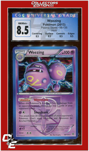 Weezing graded CGC 8.5 for sale on eBay
