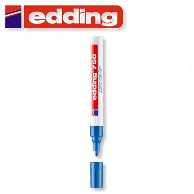 Edding 750 Glossy Lacquer Permanent Marker Black Blue Red Green