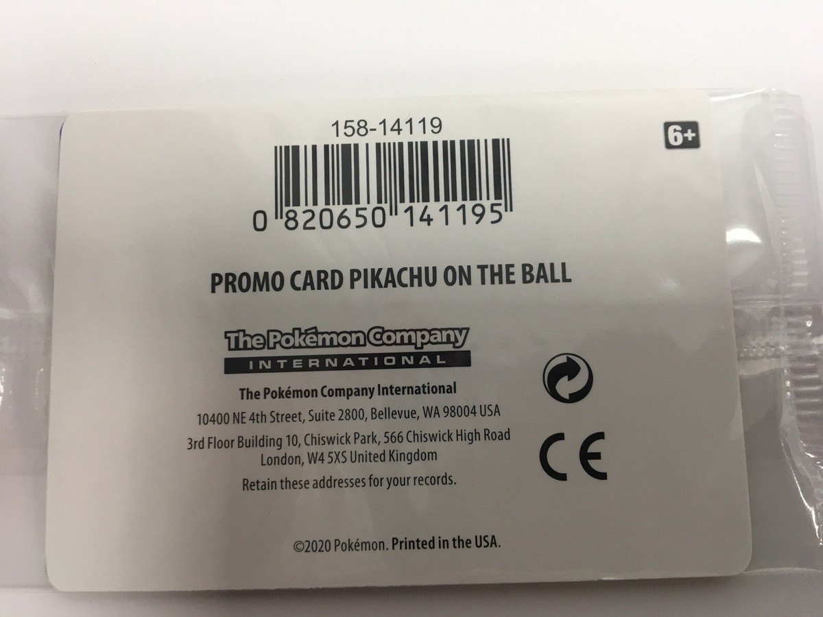 Pikachu on the Ball ポケモンカード 20 X Pokémon TCG Futsal: Pikachu On The Ball Limited Edition