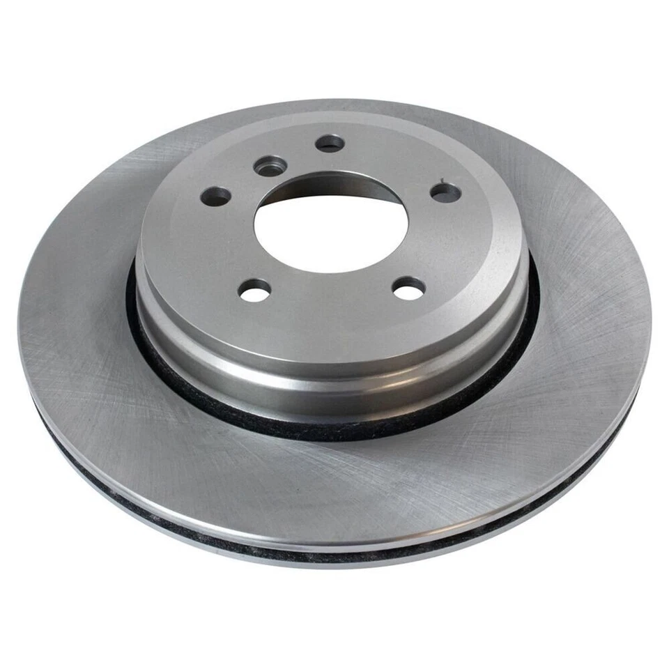 Kit de pastillas de freno y rotor de disco de cerámica delanteras y traseras TRQ para BMW Serie 525 528 5 Foto 3 de 4