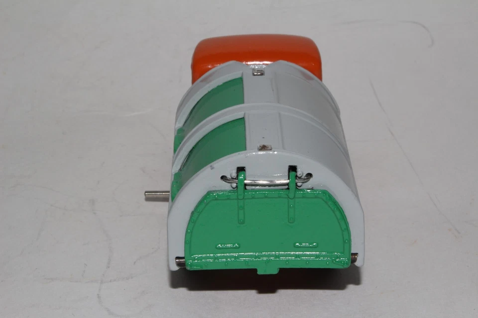 1950's Dinky #252 Bedford Garbage Truck, Orange, Gray Body, Restored - Image 3 of 4