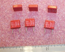 QTY 100 .01uf 100V METALLIZED POLYESTER BOX FILM CAPACITORS MKS4-.01/100 WIMA