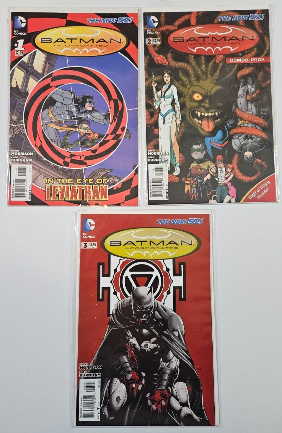 Batman Incorporated Issues 1 2 3 The New 52 DC Comics Grant Morrison