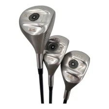 Hero Plus Driver 5 7 Woods 3 Club Set Graphite Shafts Chamois Grips Mens RH