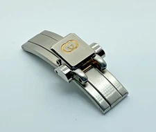 14MM ORIGINAL GUCCI WATCH DEPLOYMENT BUCKLE WITH A LINK FOR 8000L TWO-TONE BAND