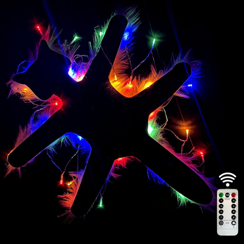 Light up Fried Cat Rug,Christmas Vacation Decorations Vacation Village