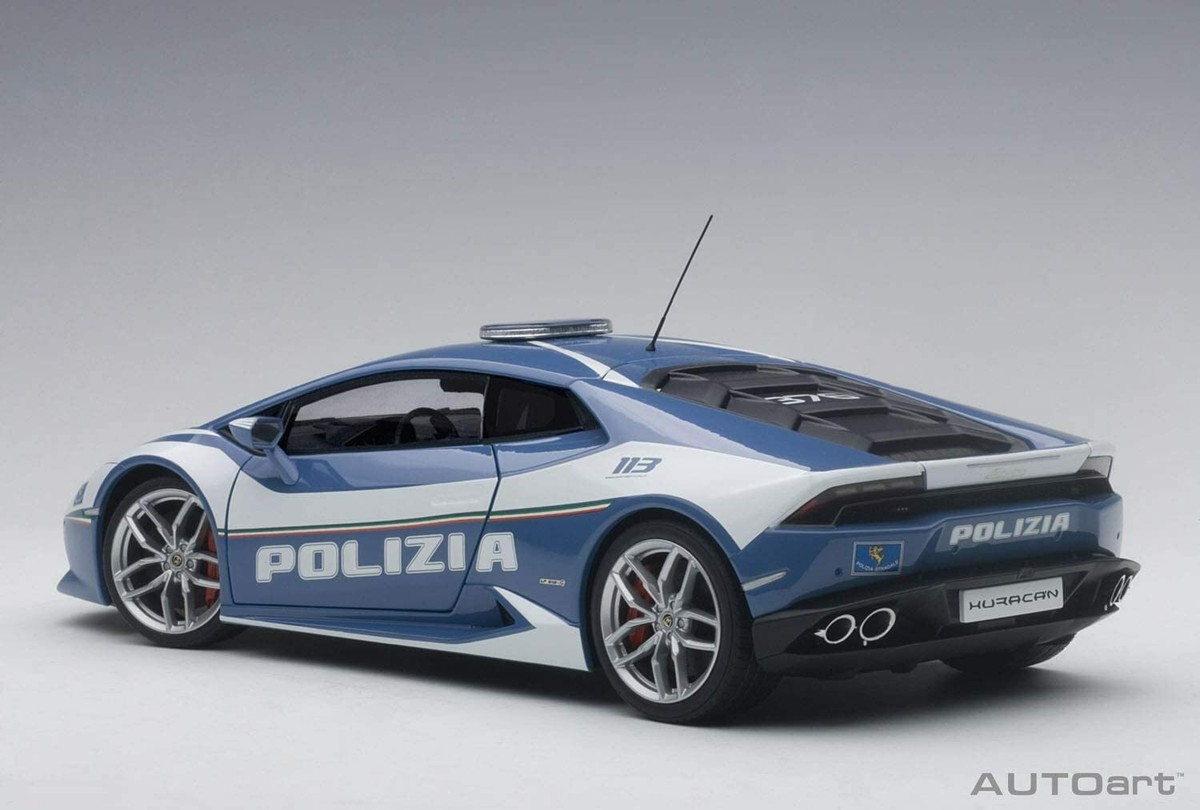 オートアート ランボルギーニウラカンポリス Finished product AUTOart 1/18 Lamborghini Huracán LP610-4 Police