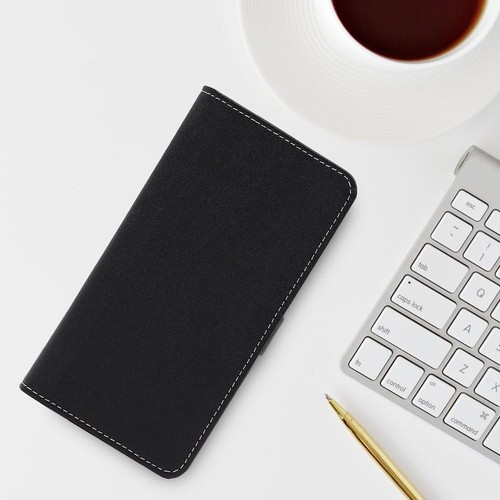 Coque Google Pixel 6A Etui Portefeuille Housse PU Cuir Porte-Cartes, Noir - Photo 4 sur 5