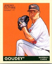 2009 Upper Deck Goudey #16 Jeremy Guthrie Mini Green Back UD